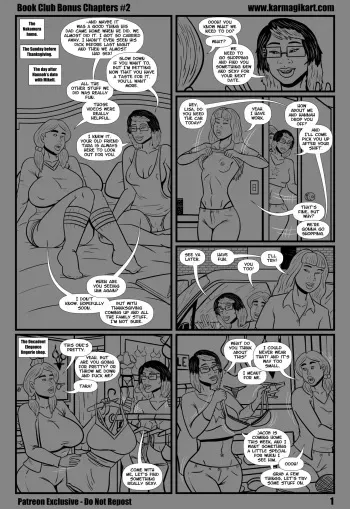 [Karmagik] Book Club: Bonus Chapters #2 [B&W / sketch] manga cover