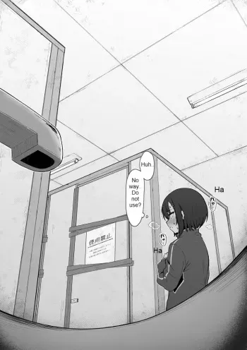 [metaring] Girl pees in a sink standing up manga cover