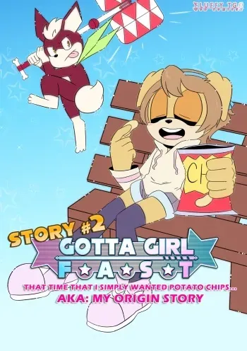[FluffyTG] Gotta Girl Fast #2: Origin manga cover