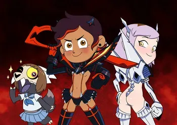 (Lester Warmgun) Amity & Luz in Kill La Kill cosplay! manga cover