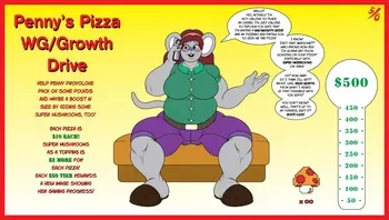 Penny Provolone's Pizza WG/Growth Drive manga cover