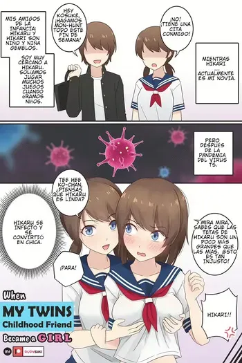 When My Twins Childhood Friend Became a Girl [TF SCANS] manga cover