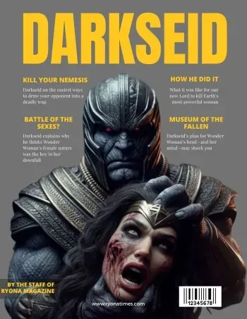 Wonder Woman Defeated by Darkseid (Gore) [AI Generated] manga cover