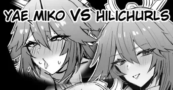 Yae Miko VS Hilichurls manga cover
