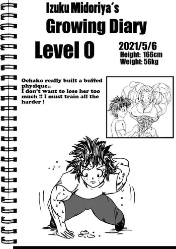 [E19700] Izuku Midoriya's growing diaries manga cover