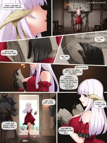 [rakiA] Lilith-chan (OC) ga Fantasy-fuu Sekai de Boukensha Gokko | Lilith-chan (OC) as an Adventurer in a Fantasy-Like World [English] manga cover