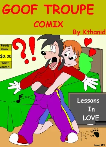 [Kthanid] Goof Troupe Comix #9: Lessons in Love (Goof Troop) manga cover