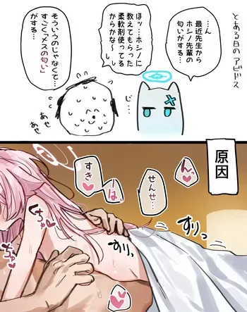 [やみめ□] 匂いこすり付けてくるホシノ (ブルーアーカイブ) manga cover