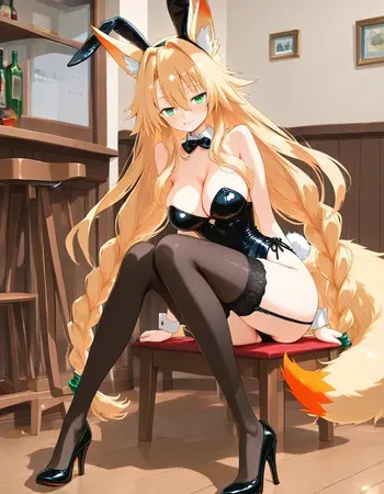 Metallia Metallica Bunnysuit [AI generated] manga cover
