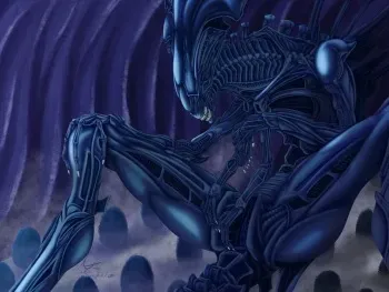 [Asuka Kurehito] Xenomorph Queen (Aliens) manga cover