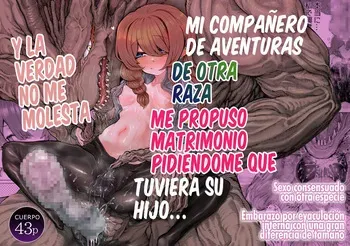 [Jingai Kaki Saurus18 (Saurus18)] Party Member no Ryuujinzoku kara Haramase Kyuukon Sareta kedo Manzara demo Nai [Spanish] [Hellsing Scans] manga cover