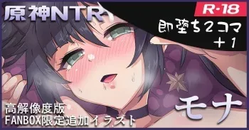 Genshin NTR: Mona manga cover