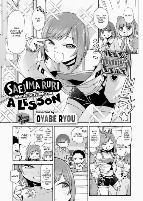 Saejima Ruri Wants to Teach You a Lesson manga cover