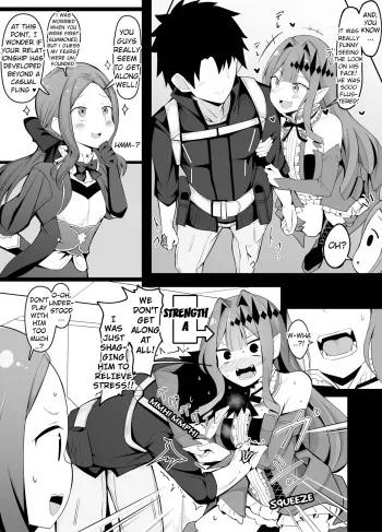 [Corundum] Deredere Shiteru no o Tanin ni Shirareru to Hazukashii Baobhan Sith-san | I'm Was Seen By Others Being Lovey-Dovey with Baobhan Sith-san (Fate/Grand Order) [English] [Bingus Blongus] manga cover