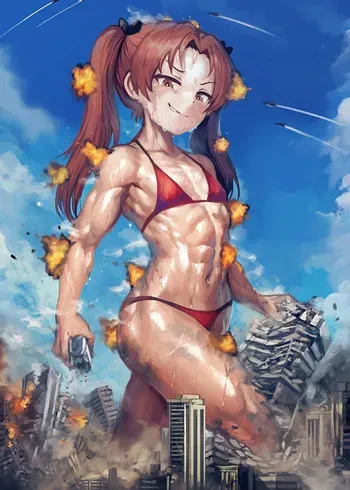 (Yilx) Girls und Panzer characters are muscular women manga cover