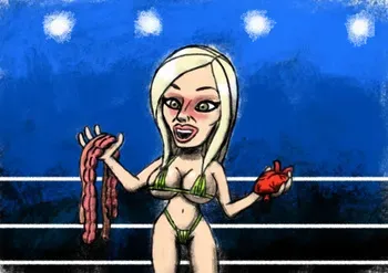 Spanscare's Celebrity Deathmatches manga cover