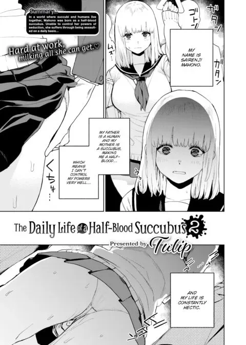 The Daily Life of a Half-Blood Succubus 2 manga cover