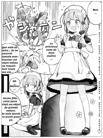 Une petite bonne négligente - Cochon et punition sévère manga cover