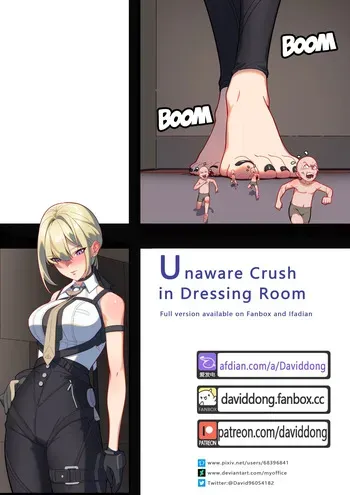 [David Dong] Unaware Crush in Dressing Room manga cover