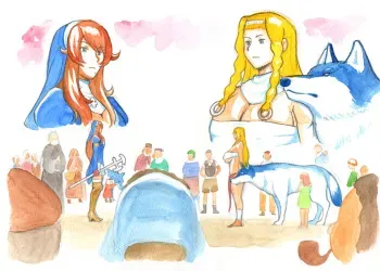 [pink-noise (Mizuiro Megane)] Holy&Beast ~Seijo to Ookami~ (Queen's Blade) manga cover