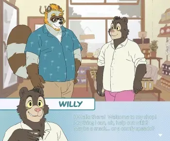 [Artdecade] Tanuki dad x Willy Bear manga cover