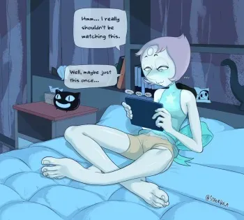 [Staerkola] Pearl Autofootjob Commission manga cover