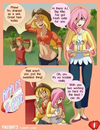 [7nights] Apples of Her Eye (My Little Pony: Friendship is Magic) manga cover
