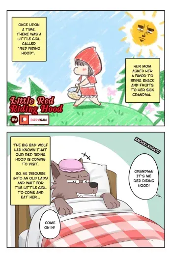 Little Red Riding Hood manga cover