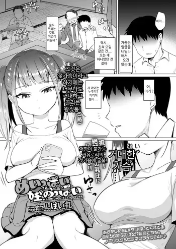[KONBOI] Meippai Mei Oppai - MAXIMUM NIECE'S BOOBS | 눈이 가는 거유조카 (COMIC LOE VOL.2 Bi) [Korean] manga cover