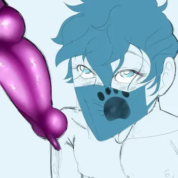 twitter : @xgh0stex DOG GANGBANG manga cover