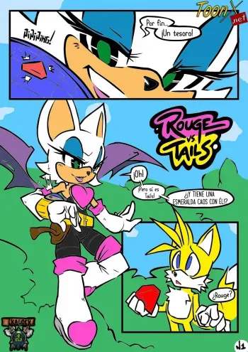 [NanoJam] Rouge vs Tails (Sonic the Hedgehog) (Spanish) [kalock & ToonX] manga cover