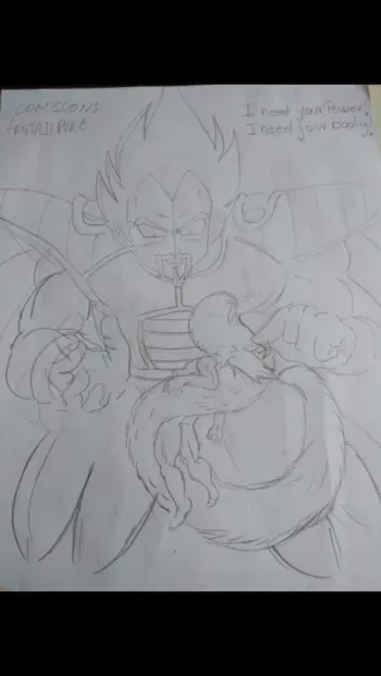 King Vegeta get power manga cover