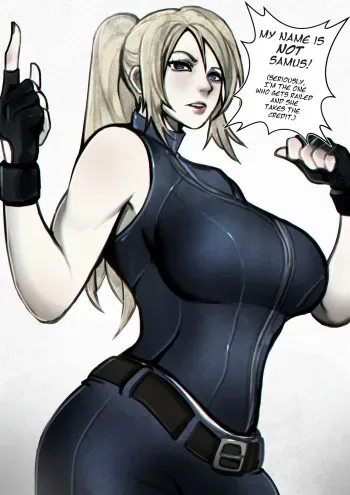 [Xuuikie] Sarah confronts Samus (Virtua Fighter, Metroid) [English] manga cover
