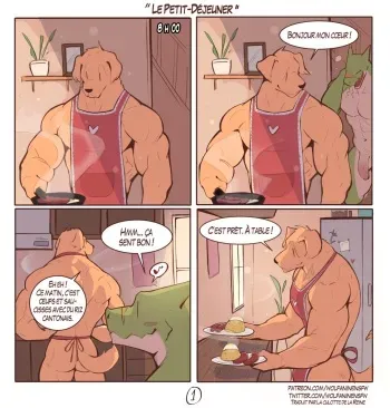 [Wolfanine] Breakfast | Le Petit-Déjeuner [French] [LaculottedelaReine] manga cover