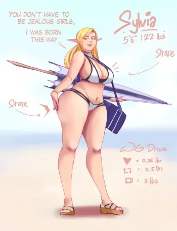 [Ekuspanshion] Sylvia Weight Gain Drive (ongoing) manga cover