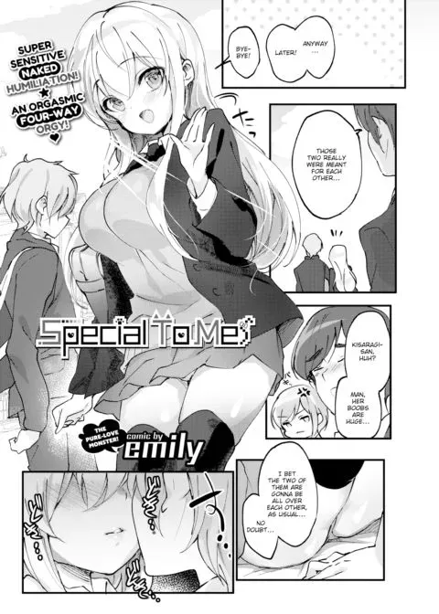 Special To Me manga cover