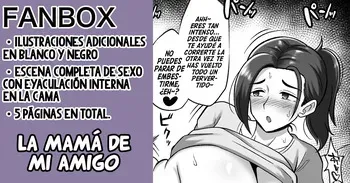 [Kiteman] Tomodachi no Ie ni Tomari ni Itta Hi Tsuzuki no Honban｜La madre de mi amigo [Spanish] [Mr.Naranjas] manga cover