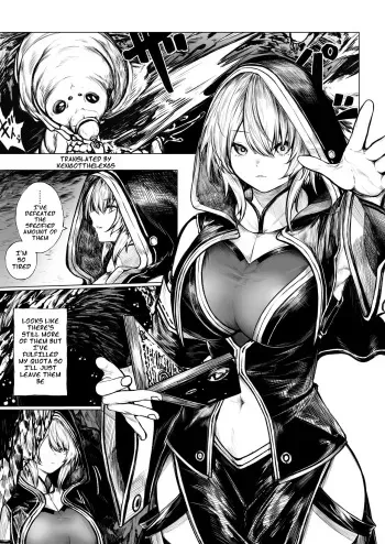 Madoushi-chan ga Mushi Monster ni Osowareru Hanashi | A Story about a Mage Who Gets Attacked by an Insect Monster English manga cover