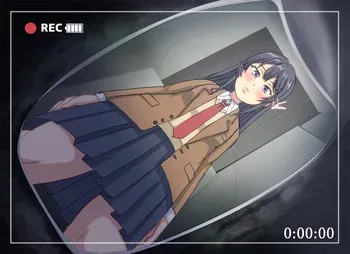 Sexy constipated Mai-san was trying to poop very hard manga cover