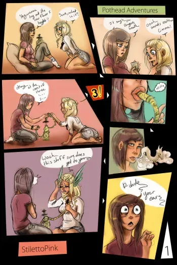 [StilettoPink] Pothead Adventures [Ongoing] manga cover