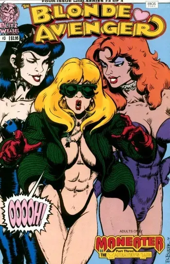 [P.M. Butler] The Blonde Avenger #3 manga cover