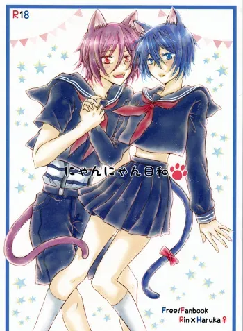 (SUPER25) [STAR FALL (Aono)] Nyan Nyan Biyori (Free!) [English] [Tigoris Translates] manga cover