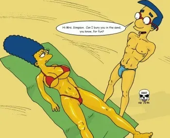 [The Fear] Beach Fun (The Simpsons) manga cover