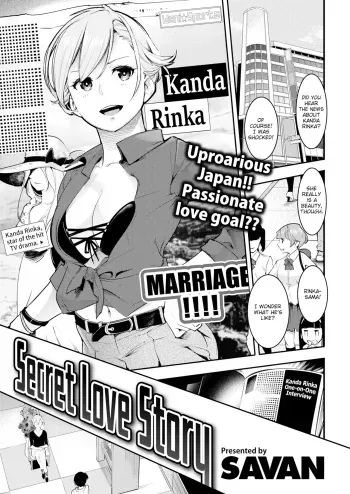 Secret Love Story manga cover
