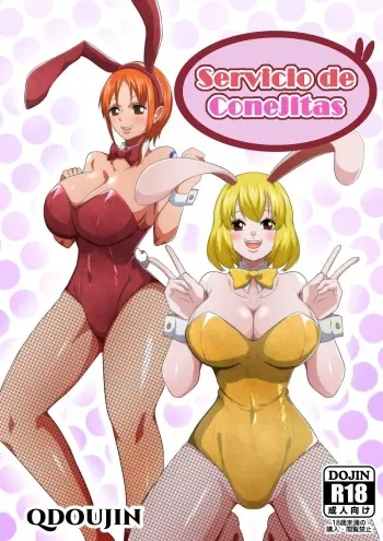 [Q Doujin] Bunny Service | Servicio de Conejitas (One Piece) [Spanish] [Colorized] {La Lagartija Lesbiana} manga cover