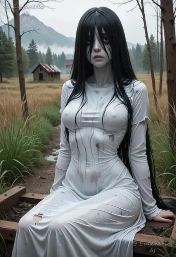 (Евгений) Sadako Yamamura (The Ring) [AI Generated] manga cover