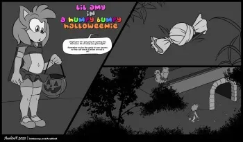 [Aval0nX] Lil Amy in A Humpy Bumpy Halloweenie (Looney Tunes, Sonic the Hedgehog) manga cover