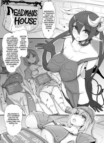 [Abubu] Sentou Funou ni natta Boukensha Senmon Fuuzoku ~Deadman's House~ | Burdel Especializado en Aventureras Incapacitadas ~Deadman's House~ [Spanish] [HGnF] manga cover