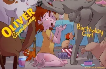 [Blargsnarf] Birthday Girl (Oliver & Company) manga cover