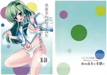 (Reitaisai 7) [Aki no Yonaga ni Yoiyami ni (Nagatsuki Rio)] Sanae-san ni Nattemita Kekka ga Koredayo!? (Touhou Project) manga cover